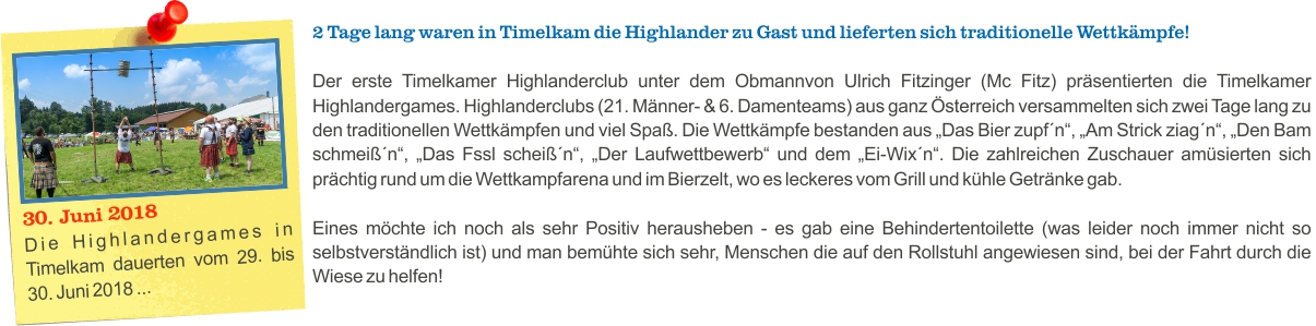 Obersterreichisches Fotomagazin  /  2018.06.30 Timelkamer Highlandgames